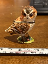 Owl enamel enamelled for sale  NAIRN