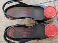 Usado, Salto Vivienne Westwood Melissa preto vermelho feminino tamanho UE 35 EUA 5 comprar usado Usado, Salto Vivienne Westwood Melissa preto vermelho feminino tamanho UE 35 EUA 5 comprar usado  Enviando para Brazil