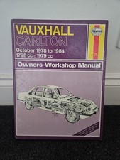 Vauxhall carlton haynes for sale  KENILWORTH