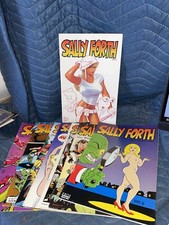 Belo Conjunto COMPLETO Raro Número 1 thu 8 Quadrinhos SALLY Forth por EROS Comix!, usado comprar usado  Enviando para Brazil