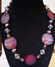 stone necklace purple natural for sale stone necklace purple natural for sale Corning