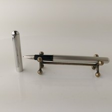 Caneta-tinteiro Senator Iridium Point média nova na caixa acabamento cromado alumínio fosco #5823 comprar usado  Enviando para Brazil