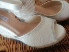 Darina white wedge for sale  LYTHAM ST. ANNES