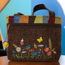 Embroidered woven handbag for sale  Bothell