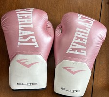 Luvas de boxe femininas Everlast Elite Evershield rosa tamanho M - Bom estado comprar usado  Enviando para Brazil