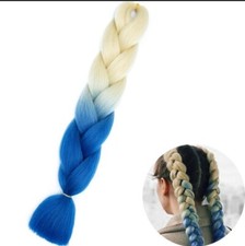 Extensões de cabelo sintético trança jumbo Kanekalon trança 24"" Ombre várias cores comprar usado  Enviando para Brazil