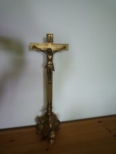 Imposantes standkreuz messing gebraucht kaufen  Bergisch Gladbach