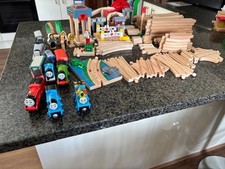 Wooden train set for sale  BASILDON