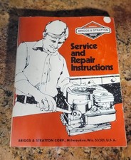 Briggs & Stratton Service and Repair Instructions Manual - Nov 1976. Nice!! segunda mano  Embacar hacia Mexico