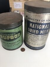 Vintage antique tins for sale  TAUNTON