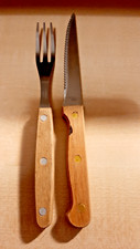 Steakbesteck holzgriff 1bestec gebraucht kaufen  Kröpelin
