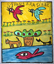 1981 gouache jaber d'occasion  Paris XVII