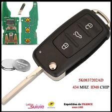 CLÉ 5K0837202AD 434MHZ ADAPTÉ À VW GOLF VI CADDY POLO TIGUAN TOURAN comprar usado  Enviando para Brazil