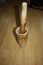 Mortier pilon bois d'occasion  Les Lilas