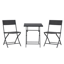 Outsunny 3pc rattan for sale  GREENFORD