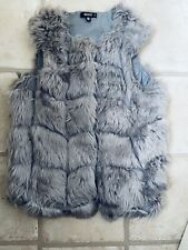 Grey faux fur for sale  CANNOCK