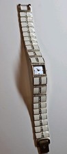 Usado, Relógio de pulso feminino Bulova cristal ouro rosa esfregão comprar usado  Enviando para Brazil