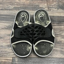 Usado, Slides retrô Nike Air masculino tamanho 9 preto gel 318923-001 comprar usado  Enviando para Brazil