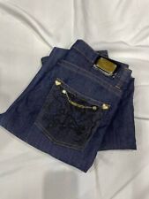 Jeans masculino Philipp Plein edição limitada orquídea preta bordado nos bolsos W34 comprar usado  Enviando para Brazil