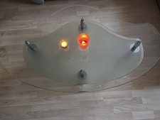 Glastisch edelstahl designergl gebraucht kaufen  Stuttgart