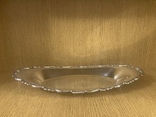 Bandeja de servir oval vintage banhada a prata Oneida dos EUA comprimento 36cm x 19cm comprar usado  Enviando para Brazil