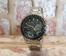 Citizen Navihawk C300 Accurist MB775 UTC World Time Chrono Alarme Movimento Japão comprar usado  Enviando para Brazil