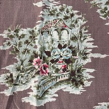 Vintage 1950s barkcloth for sale  Alhambra