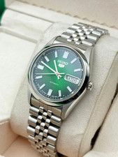  Raro Relógio de Pulso Masculino Seiko 5 Automático 6309| |Data do Dia|36mm|Mostrador Verde  comprar usado  Enviando para Brazil