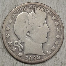 1893 barber half usato 1893 barber half usato  Spedire a Italy