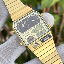 Vintage Citizen Ana/Digi Temperatura Chrono-Alarme Japão Relógio de Quartzo 8988-001971 comprar usado  Enviando para Brazil