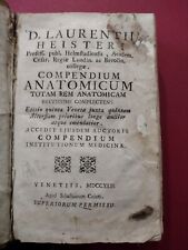 Medicina anatomia heister usato  Roma