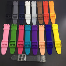 Pulseira de relógio de silicone borracha premium impermeável pulseira esportiva ajuste amostra 16/17/19/20 comprar usado  Enviando para Brazil