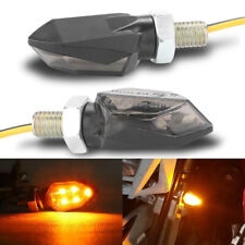 2x Luzes indicadoras de seta LED âmbar para motocicleta universal para Honda para BMW comprar usado  Enviando para Brazil