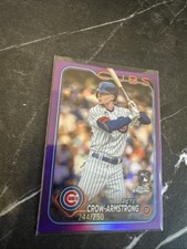 Refrator 2024 Topps Chrome roxo Pete Crow-Armstrong /250 comprar usado  Enviando para Brazil