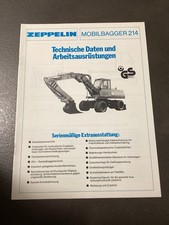 zeppelin bagger gebraucht kaufen zeppelin bagger gebraucht kaufen Neumagen-Dhron
