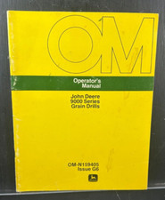 Manual do operador de broca de grãos John Deere série 9000 OM-N159405 G6 original, usado comprar usado  Enviando para Brazil