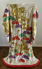Heavily embroidered uchikake for sale  San Saba
