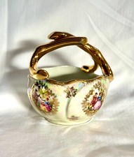 Porzellanmalerei Parbus decoradores de porcelana bávaros cesta alça dourada comprar usado Porzellanmalerei Parbus decoradores de porcelana bávaros cesta alça dourada comprar usado  Enviando para Brazil