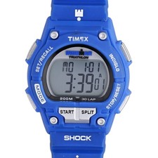 Timex Ironman relógio esportivo digital azul triatlo 200M WR 30 voltas resistente a choques, usado comprar usado  Enviando para Brazil