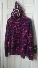 Bape purple camo for sale  NOTTINGHAM