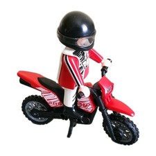 Playmobil figurine motard d'occasion  Pontvallain