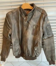 Vintage lederjacke bikerjacke gebraucht kaufen  Berlin