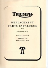 Triumph replacement parts for sale  UTTOXETER