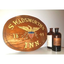 Vintage wood sign for sale  Dexter