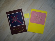 Schöne fadengrafik karten gebraucht kaufen  Schwarzenberg