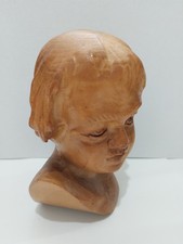 Testa legno scultura usato  Acireale