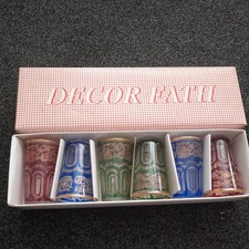 Moroccan multicoloured tea for sale  LEIGH