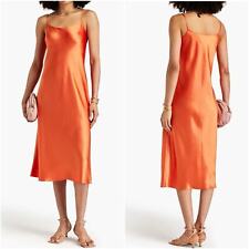 Vestido midi de cetim VINCE laranja acetato tamanho XL comprar usado Vestido midi de cetim VINCE laranja acetato tamanho XL comprar usado  Enviando para Brazil