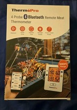THERMOPRO 4 SONDAS BLUETOOTH CONTROLE REMOTO CHURRASQUEIRA TERMÔMETRO DE CARNE (TP-25)  comprar usado  Enviando para Brazil