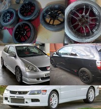 Mitsubishi evo enkei for sale  RINGWOOD